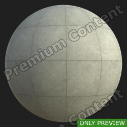 PBR Substance Material of Concrete Slabs #2